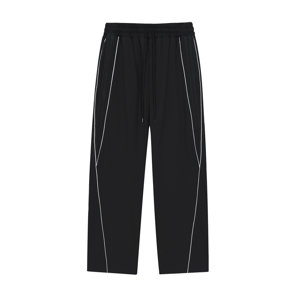 Brazil Reflection Striped Straight-Leg Sweats